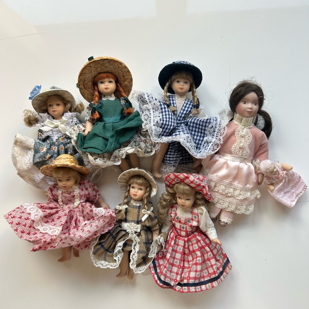 Schylling Doll Set with Assorted Dresses